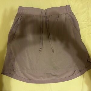 Stylish light purple Skirt with Drawstring